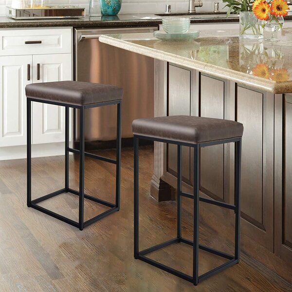 Maison Arts Counter Height Bar Stools Set Of 2 For Kitchen Counter